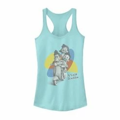 Licensed Character Disney / Pixar's Luca Scooter Kids Visit Italia Juniors' Tank Top White Heather -Licensed Character Shop unnamed file 28472