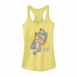 Licensed Character Disney / Pixar's Luca Scooter Kids Visit Italia Juniors' Tank Top White Heather -Licensed Character Shop unnamed file 28473