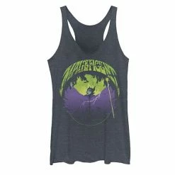 Licensed Character Disney's Sleeping Beauty Juniors' Maleficent Rock Theme Graphic Tank Purple Heather