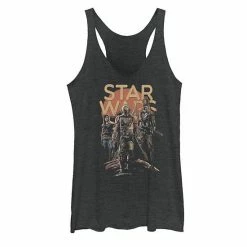 Licensed Character Juniors' Star Wars The Mandalorian Character Entourage Tank Top Navy Heather -Licensed Character Shop unnamed file 28487