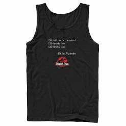 Licensed Character Men's Jurassic Park Life Finds A Way Quote Tank Royal 8 Licensed Character Men's Jurassic Park Life Finds A Way Quote Tank Royal -Licensed Character Shop unnamed file 28496
