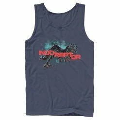 Licensed Character Men's Jurassic World Indo Raptor Splatter Portrait Tank Black -Licensed Character Shop unnamed file 28503