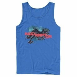 Licensed Character Men's Jurassic World Indo Raptor Splatter Portrait Tank Black -Licensed Character Shop unnamed file 28505