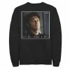 Licensed Character Men's Jurassic Park Ian Malcolm Life Finds A Way Sweatshirt Black -Licensed Character Shop unnamed file 28563