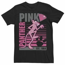 Licensed Character Men's Pink Panther Lined Portrait Tee Navy Htr -Licensed Character Shop unnamed file 28569