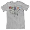 Licensed Character Men's Disney Dumbo Retro Flying Circus Title Tee White -Licensed Character Shop unnamed file 28617