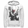 Licensed Character Men's Star Wars Boba Fett Faded Action Portrait Poster Hoodie White -Licensed Character Shop unnamed file 28623