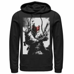 Licensed Character Men's Star Wars Boba Fett Faded Action Portrait Poster Hoodie White -Licensed Character Shop unnamed file 28624