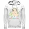 Licensed Character Men's Star Wars Cute Cartoon Jabba The Hutt Hoodie White -Licensed Character Shop unnamed file 28644