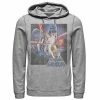 Licensed Character Men's Star Wars La Guerra De Las Galaxias Faded Poster Hoodie White -Licensed Character Shop unnamed file 28647