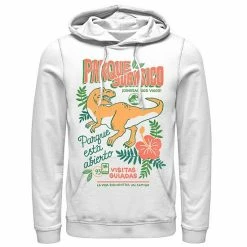 Licensed Character Men's Jurassic Park Spanish Opening Day Poster Hoodie Athletic Heather -Licensed Character Shop unnamed file 28654