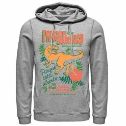 Licensed Character Men's Jurassic Park Spanish Opening Day Poster Hoodie Athletic Heather -Licensed Character Shop unnamed file 28655
