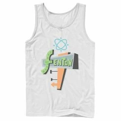 Licensed Character Mens Nickelodeon Danny Phantom Fenton Science Logo Tank Navy -Licensed Character Shop unnamed file 28663