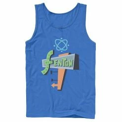 Licensed Character Mens Nickelodeon Danny Phantom Fenton Science Logo Tank Navy -Licensed Character Shop unnamed file 28664