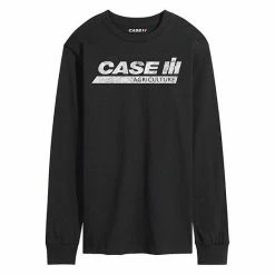 Licensed Character Men's Case IH Logo Distressed Long Sleeve Navy -Licensed Character Shop unnamed file 28673