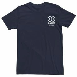 Licensed Character Men's ESPN X Games Aspen Left Chest Logo Tee Navy -Licensed Character Shop unnamed file 28679
