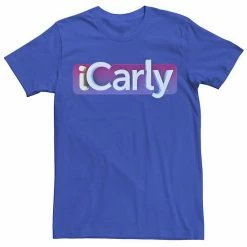 Licensed Character Men's ICarly Simple Title Logo Tee White
