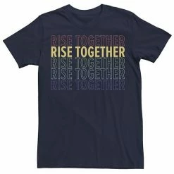 Licensed Character Men's Rise Together Text Tee Navy 6 Licensed Character Men's Rise Together Text Tee Navy -Licensed Character Shop unnamed file 28685