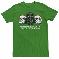 Licensed Character Men's Star Wars Vader Trooper Lack Of Cheer Disturbing Tee Charcoal -Licensed Character Shop unnamed file 28695