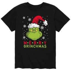 Licensed Character Men's Dr. Seuss The Grinch Grinchmas Tee Black
