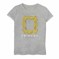 Licensed Character Girls 7-16 Friends Water Color Picture Frame Graphic Tee Tahi Blue -Licensed Character Shop unnamed file 28715