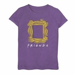 Licensed Character Girls 7-16 Friends Water Color Picture Frame Graphic Tee Tahi Blue -Licensed Character Shop unnamed file 28717