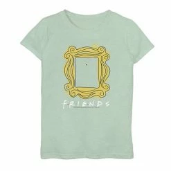 Licensed Character Girls 7-16 Friends Water Color Picture Frame Graphic Tee Tahi Blue -Licensed Character Shop unnamed file 28719