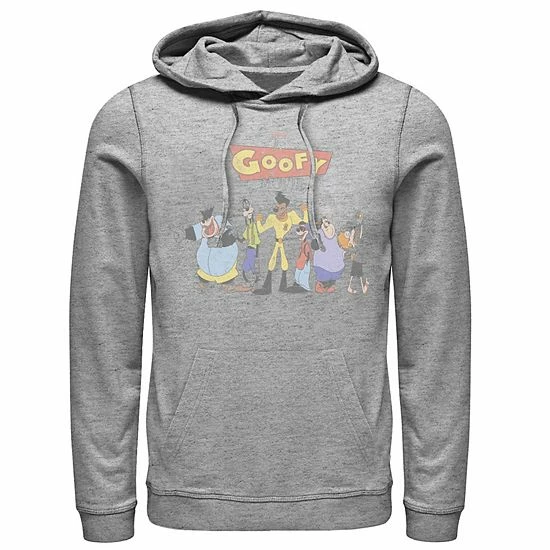 Licensed Character Men's Disney A Goofy Movie Group Shot Logo Hoodie White 5 Licensed Character Men's Disney A Goofy Movie Group Shot Logo Hoodie White - Image 3