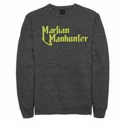 Licensed Character Men's DC Comics Martian Manhunter Logo Sweatshirt Navy -Licensed Character Shop unnamed file 28764