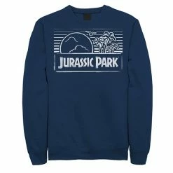 Licensed Character Men's Jurassic Park Spray Painted Stencil Logo Sweatshirt Black -Licensed Character Shop unnamed file 28773