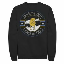 Licensed Character Men's Cartoon Network Adventure Time Jake The Dog Land Of Ooo Graphic Sweatshirt Pullover Charcoal Heather -Licensed Character Shop unnamed file 28930