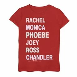 Licensed Character Girls 7-16 Friends Name Stack Graphic Tee Green Apple -Licensed Character Shop unnamed file 28959