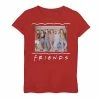 Licensed Character Girls 7-16 Friends Logo Group Porch Photo Graphic Tee Red -Licensed Character Shop unnamed file 28960