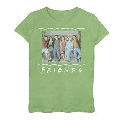Licensed Character Girls 7-16 Friends Logo Group Porch Photo Graphic Tee Red -Licensed Character Shop unnamed file 28962