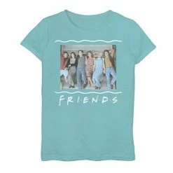 Licensed Character Girls 7-16 Friends Logo Group Porch Photo Graphic Tee Red -Licensed Character Shop unnamed file 28964