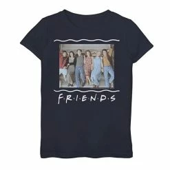 Licensed Character Girls 7-16 Friends Logo Group Porch Photo Graphic Tee Red -Licensed Character Shop unnamed file 28965