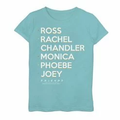 Licensed Character Girls 7-16 Friends All The Friends Name Stack Graphic Tee Green Apple -Licensed Character Shop unnamed file 28971