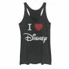 Licensed Character Juniors' Disney I Love Disney Logo Tank Black -Licensed Character Shop unnamed file 28978