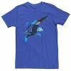 Licensed Character Men's Jurassic World Pterodactyl Geometric Poly Graphic Tee Athletic Heather