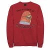Licensed Character Men's SpongeBob This Is A Load Of Barnacles Quote Sweatshirt Kelly -Licensed Character Shop unnamed file 29084