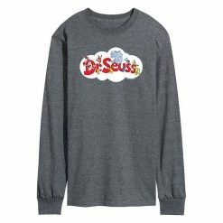 Licensed Character Men's Dr. Seuss Cloud Logo Tee Charcoal -Licensed Character Shop unnamed file 29135