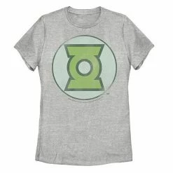 Licensed Character Juniors' The Green Lantern Distressed Graphic Tee Athletic Heather -Licensed Character Shop unnamed file 29147