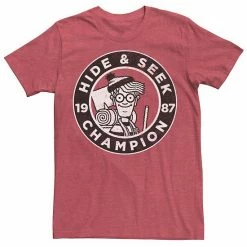 Licensed Character Men's Where's Waldo Hide And Seek Champion Graphic Tee Red Heather