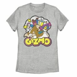 Licensed Character Juniors' Gremlins Gizmo Pop Art Tee White -Licensed Character Shop unnamed file 29179