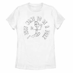 Licensed Character Juniors' Disney / Pixar Toy Story 4 "I Just Want To Be A Fork" Tee Athletic Heather -Licensed Character Shop unnamed file 29195