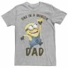 Licensed Character Men's Despicable Me Minions 'Tis The Season To Be Jolly Banana Tee Athletic Heather
