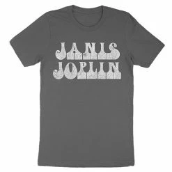 Licensed Character Men's Janis Joplin Logo Tee