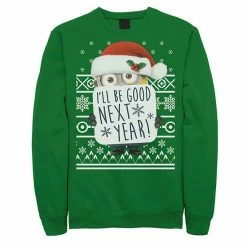 Licensed Character Men's Despicable Me Minions I'll Be Good Next Year Sweatshirt Navy -Licensed Character Shop unnamed file 29233