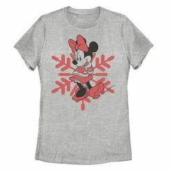 Licensed Character Disney's Minnie Mouse Juniors' Christmas Graphic Tee