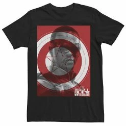 Licensed Character Men's Marvel Falcon And The Winter Soldier Red White Sam Poster Tee -Licensed Character Shop unnamed file 29265